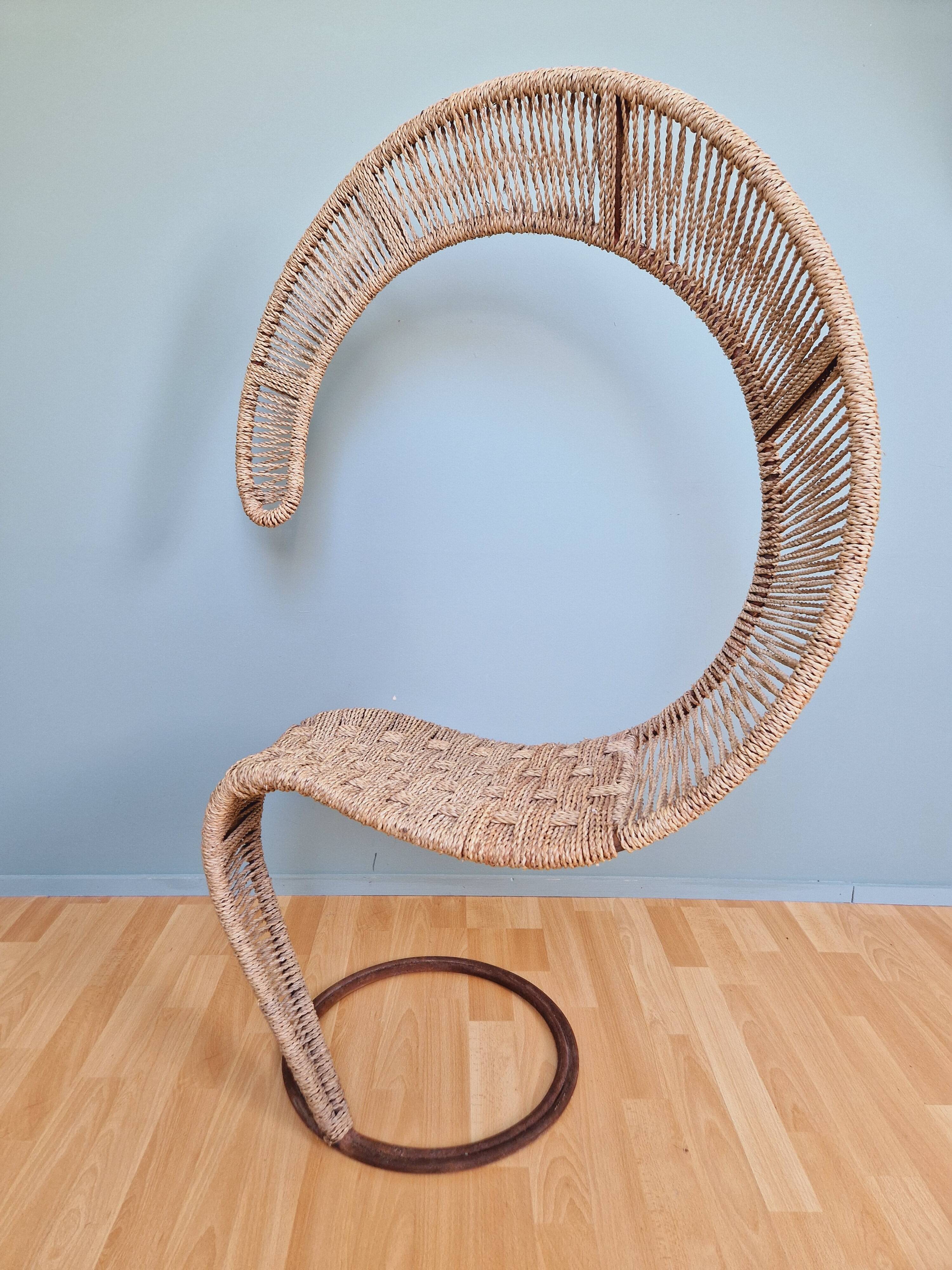 Fauteuil Point d'Interrogation, design Tom Dixon, années 80