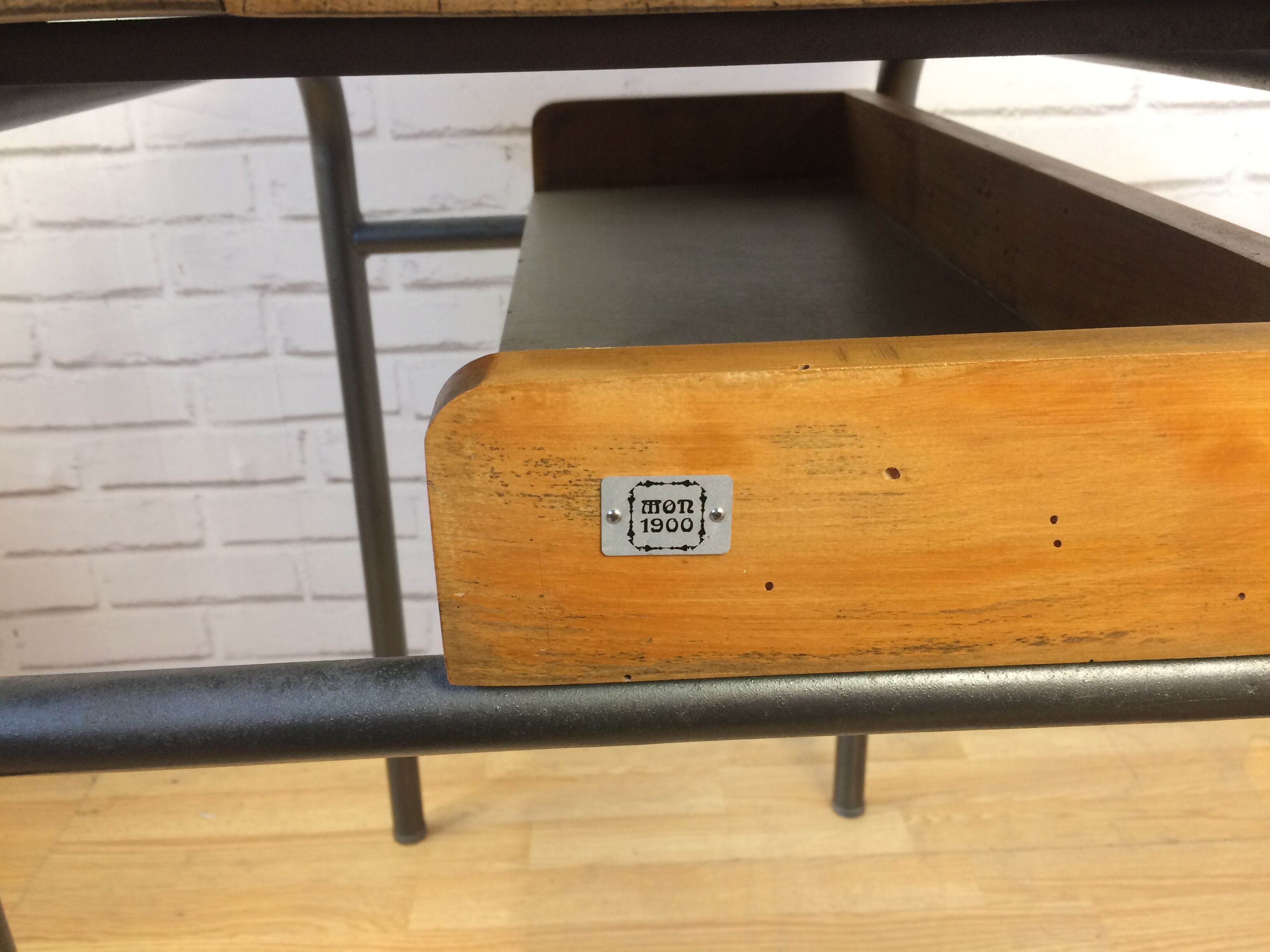 Schoolboy desk and his chair