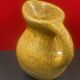 Contemporary ceramic very heavy modernist pitcher to identify H 16.5 cm
