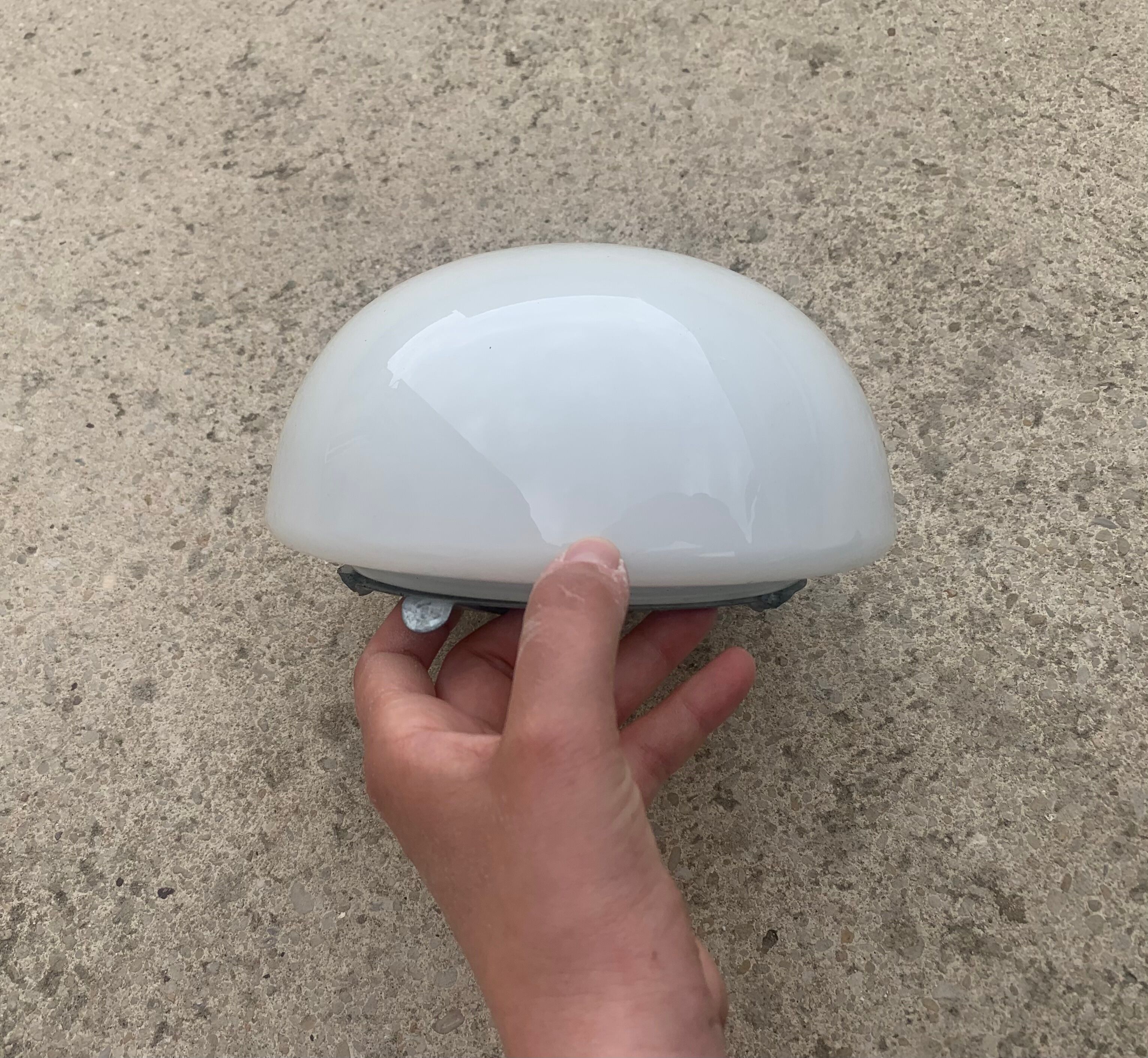 Opaline ceiling lamp vintage