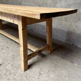 Old fir farm table 1930-1950 vintage country table