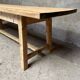 Old fir farm table 1930-1950 vintage country table