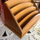 Wooden mail rack