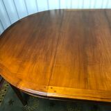 Louis XVI dining room table - 3 cherry extensions