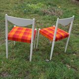 Paire de chaises vintage 1970