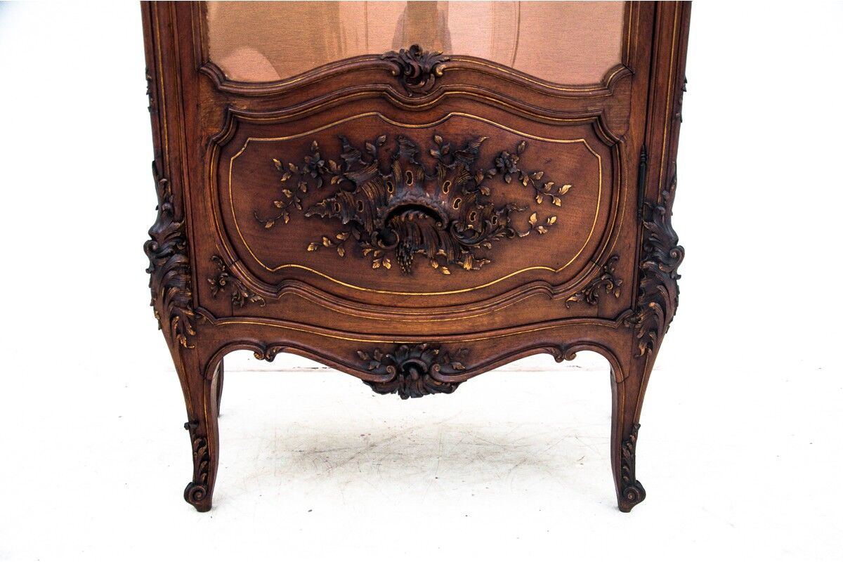 Display case, France, walnut, around 1880