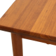 Vintage mid century modern KS Denmark rectangular teak extendable dining table 'Marbjerg'