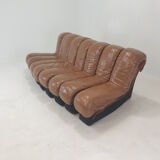 De Sede Ds-600 "Non Stop" Snake Shaped Modular Sofa, 1980's