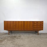 Vintage 60s - 70s teak sideboard German, TV cabinet