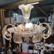 Important lustre Murano in transparent blown glass