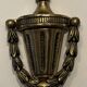 Pair of mid-19th century brass tassel sconces