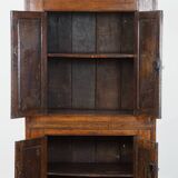 Armoire ancienne en chêne à 4 portes du 18ème siècle