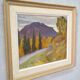 Steen Flemming ( 1897-1977 ), Swedish Impressionist Painting, 1948, Oil on Panel, Framed.