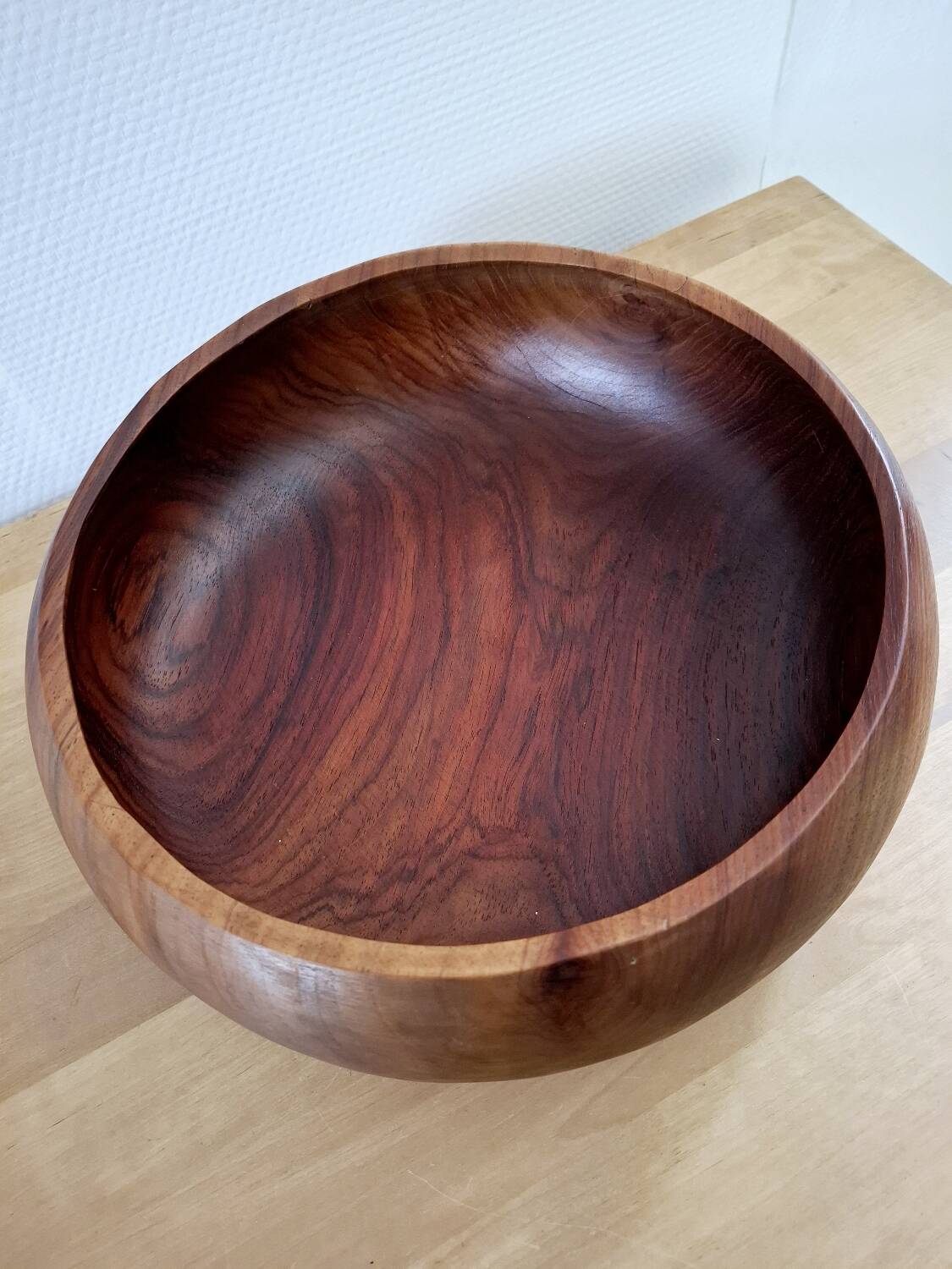 Vintage teak platter