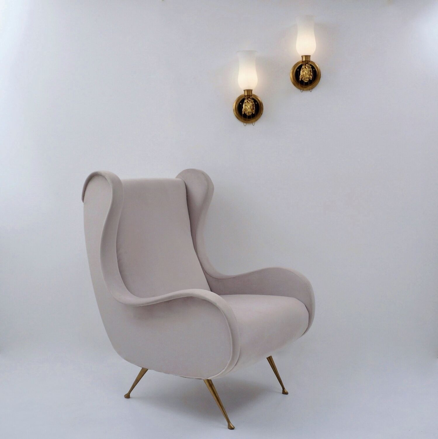 Appliques vintage en laiton