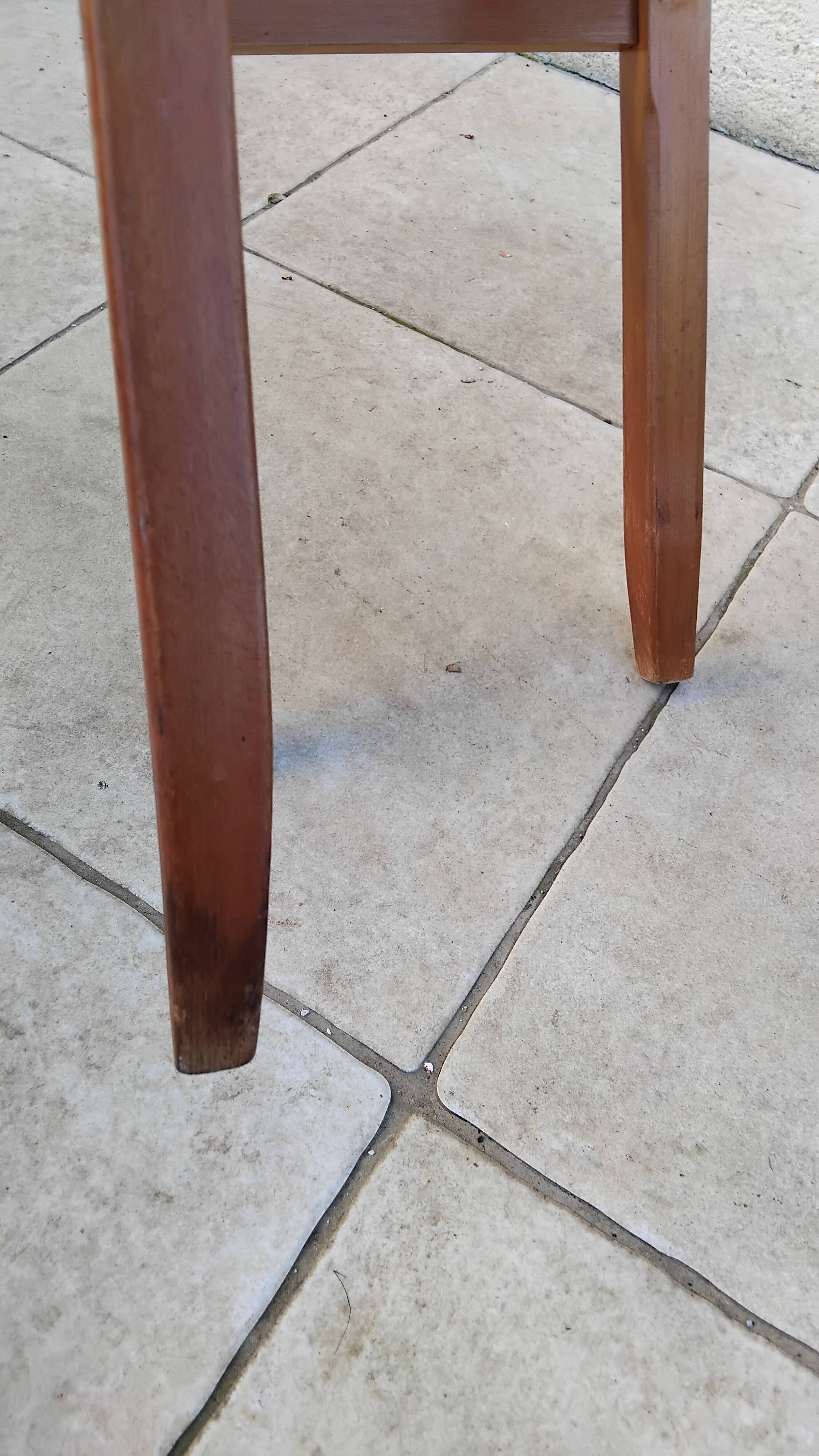 Pair of vintage bistro stools made in Romania