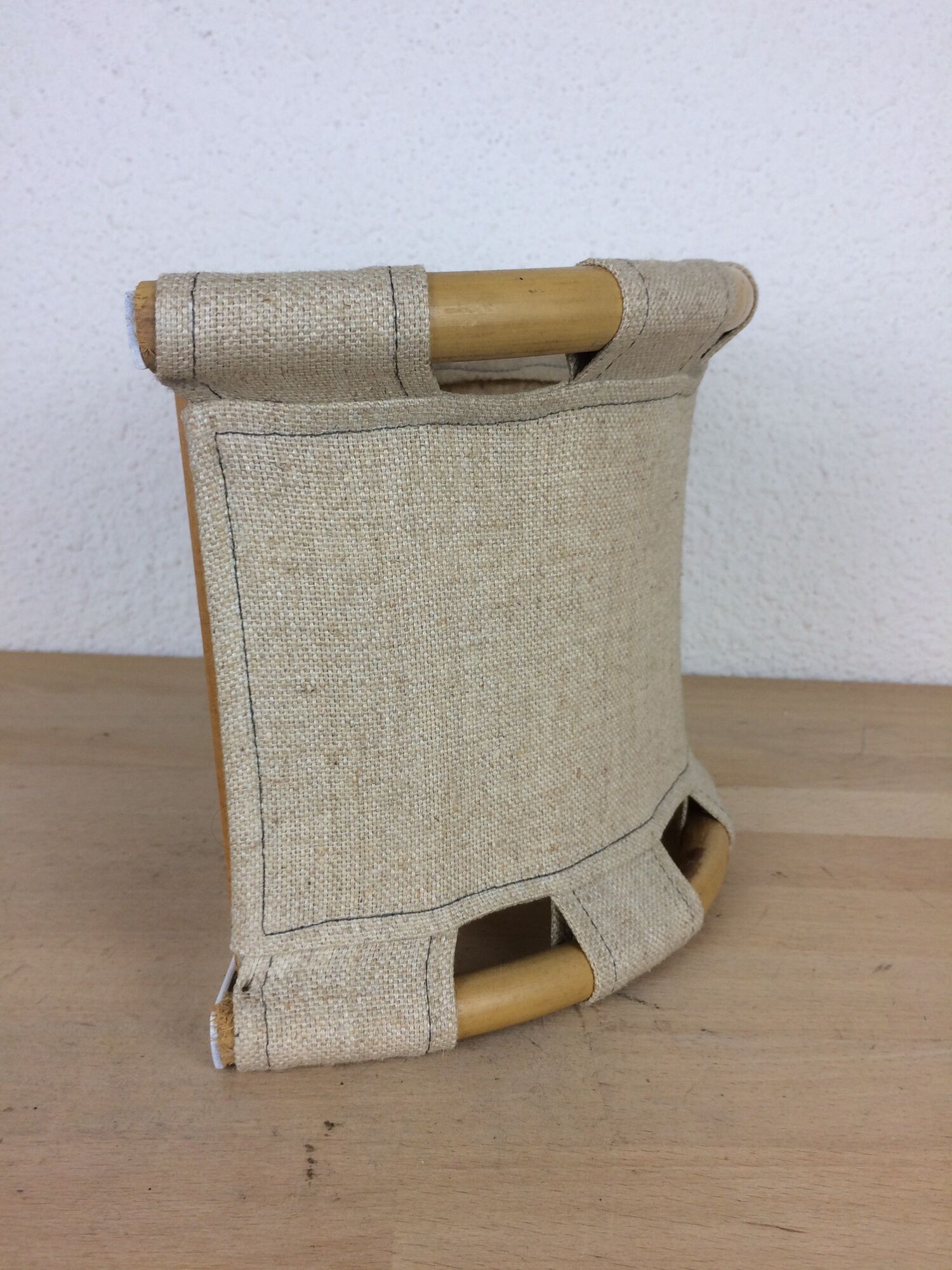 Rattan wall lamp by Anna Ehrner for Atelje Lyktan Sweden, chic jungle style