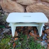 Vintage wooden low stool