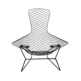Black "Bird Chair" by Harry Bertoia for Knoll International