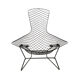 Black "Bird Chair" by Harry Bertoia for Knoll International