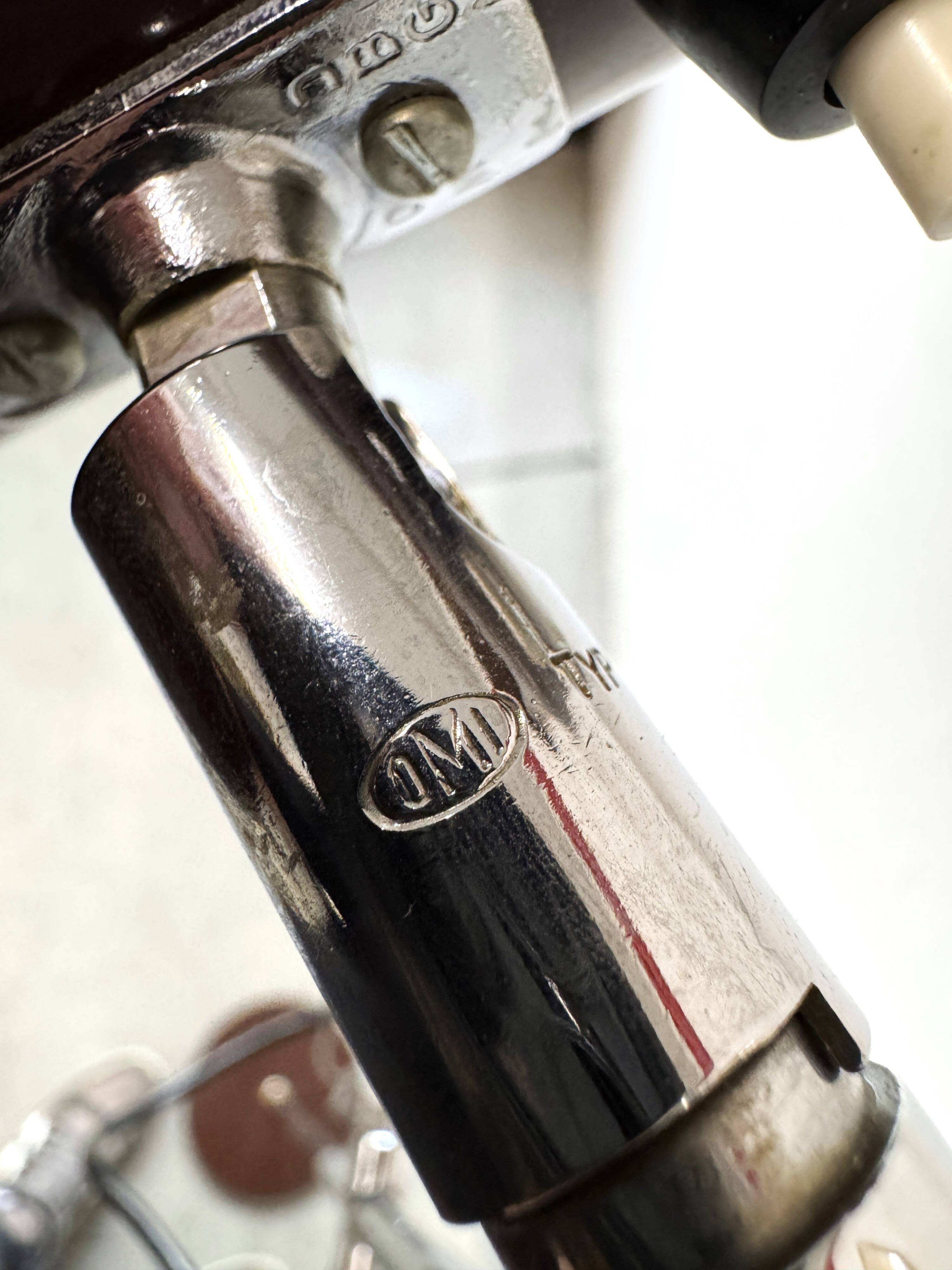 Floor lamp, Denmark, 1960s, space age, mid-century modern