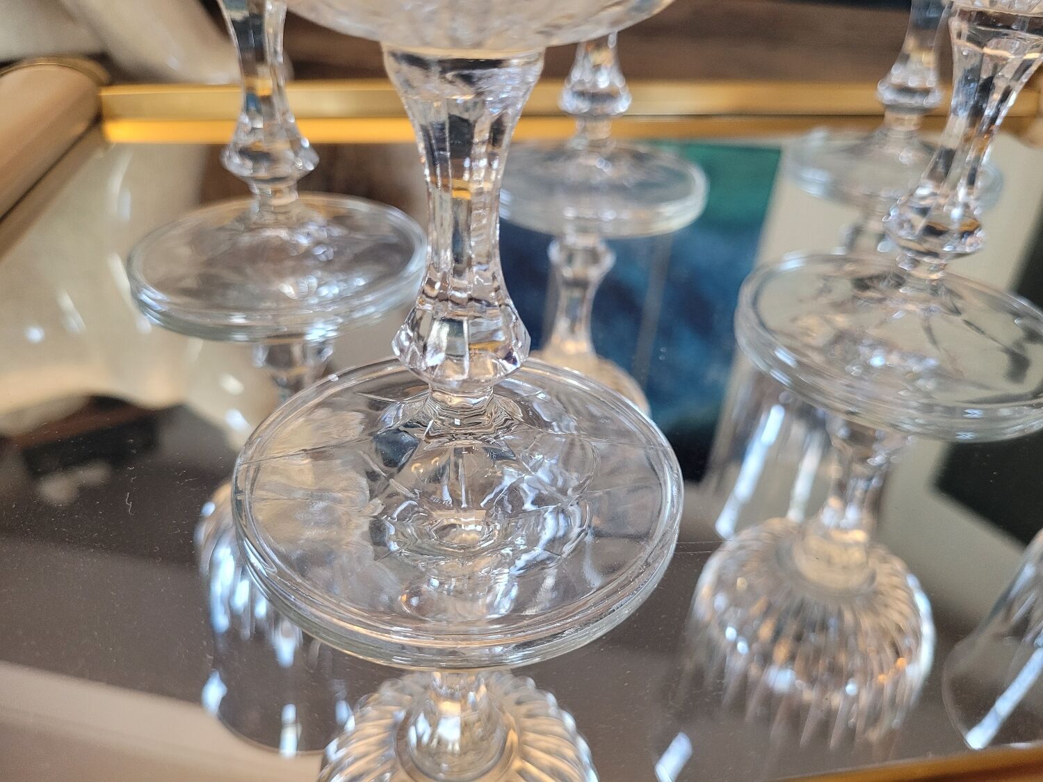 70's stemware