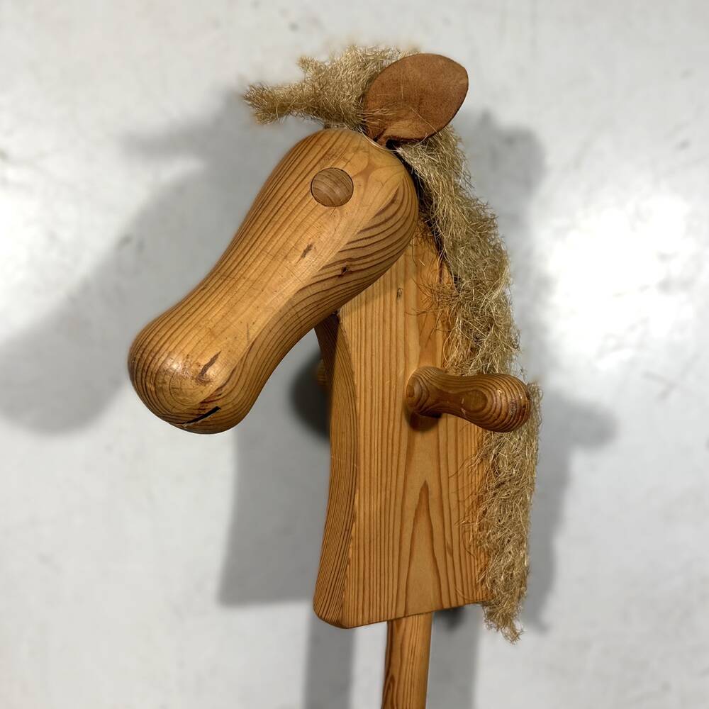 Danish pine hobby horse 1970’s
