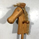 Danish pine hobby horse 1970’s