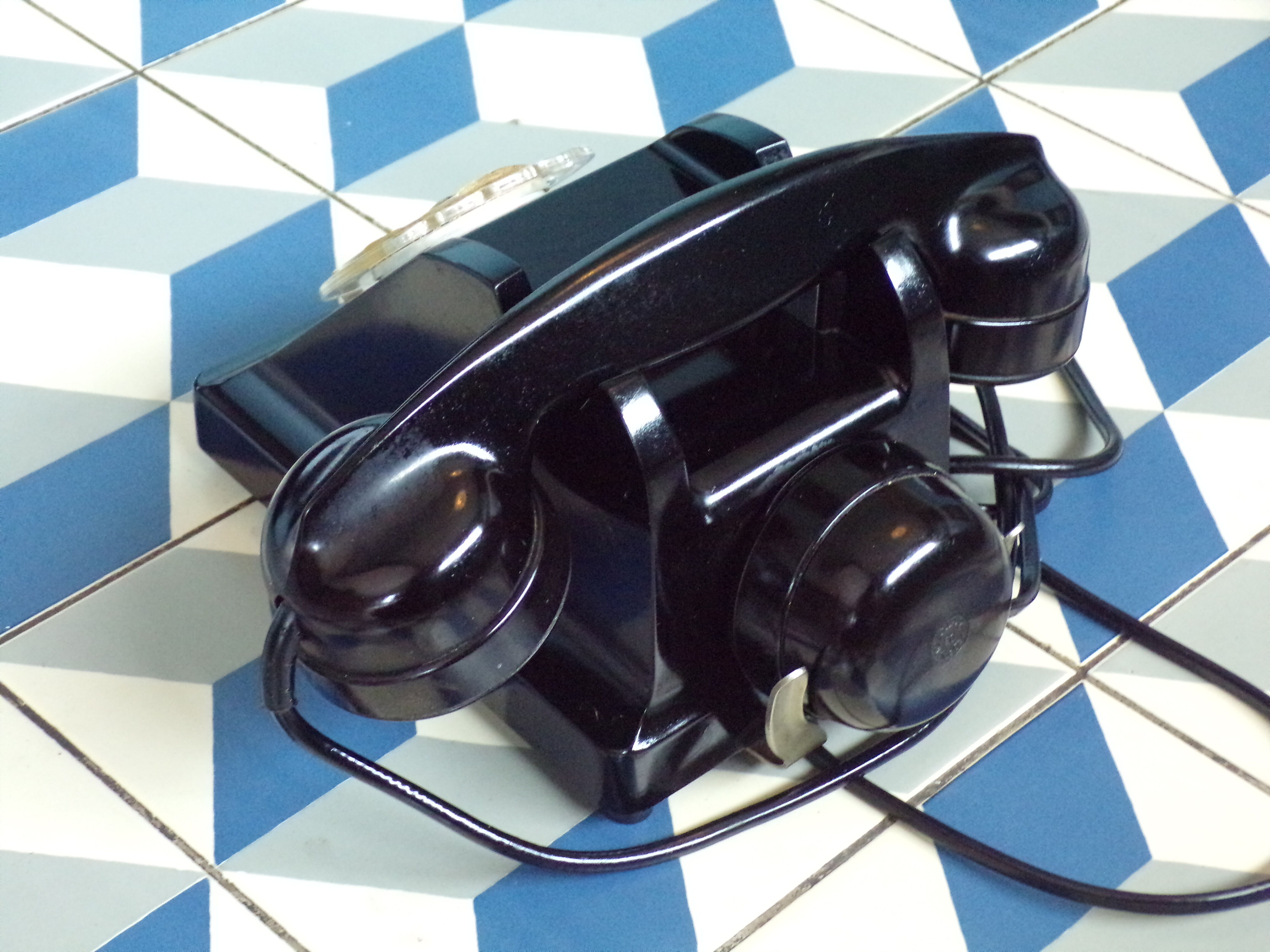Vintage phone with Bakelite dial
