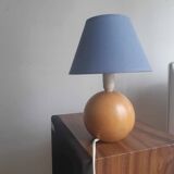 Wooden floor lamp