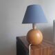 Wooden floor lamp