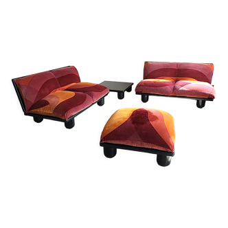 sofa set Blop 6 pieces by Carlo Bartoli for Rossi di Albizzate