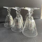 6 Baccarat water glasses