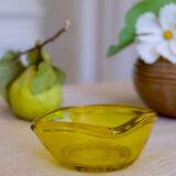 7 cups in colored glass Italy 50s