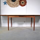 Extendable rosewood dining table year 60