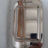 Beurrier métal argenté