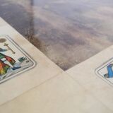 Parchment game table