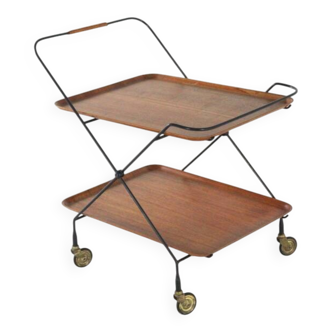 Paul Nagel for JIE Gantofte trolley - mid century design