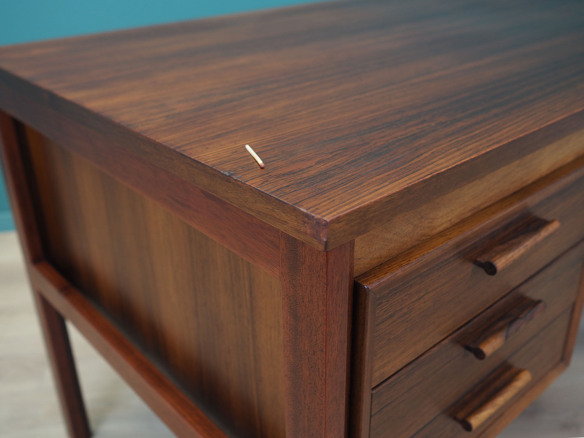 Rosewood desk, 70s, Danish design, made in Denmark