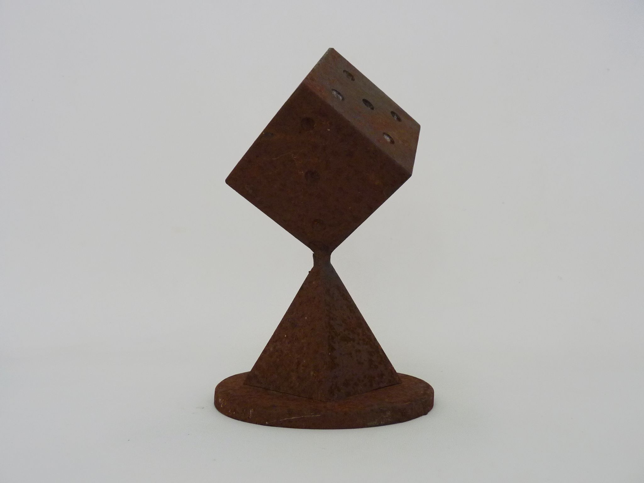 Futuristic Art Deco cast iron paperpress