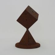 Futuristic Art Deco cast iron paperpress
