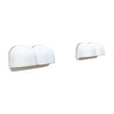Pair of double ceramic light  from the 1960s