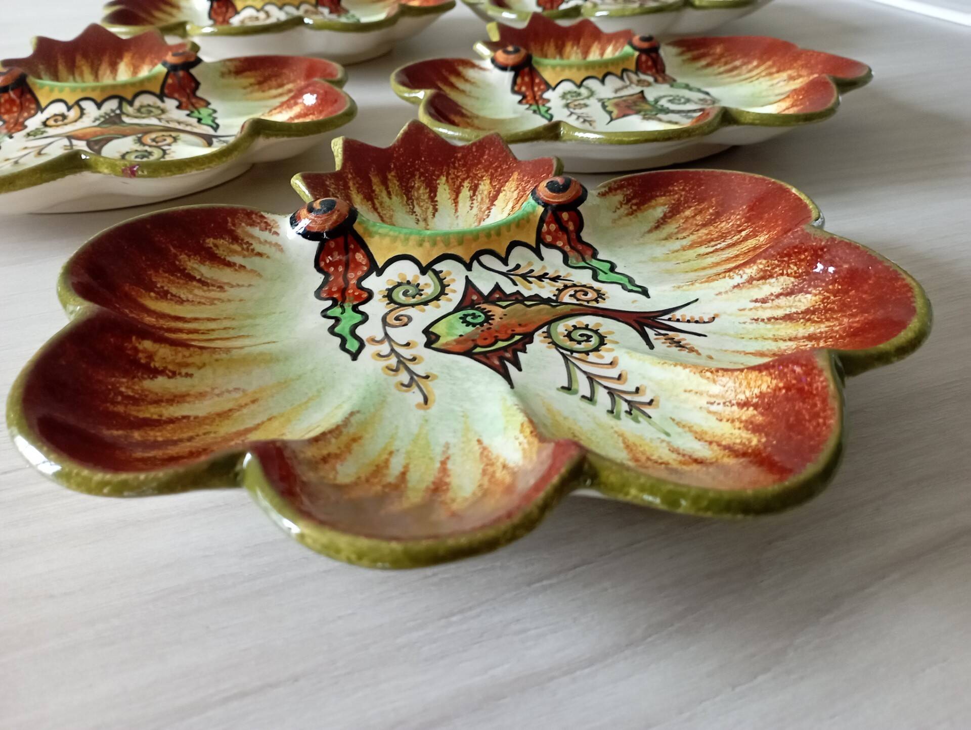 Paul Fouillen ceramic plates