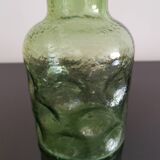 Carafe ancienne en verre vert