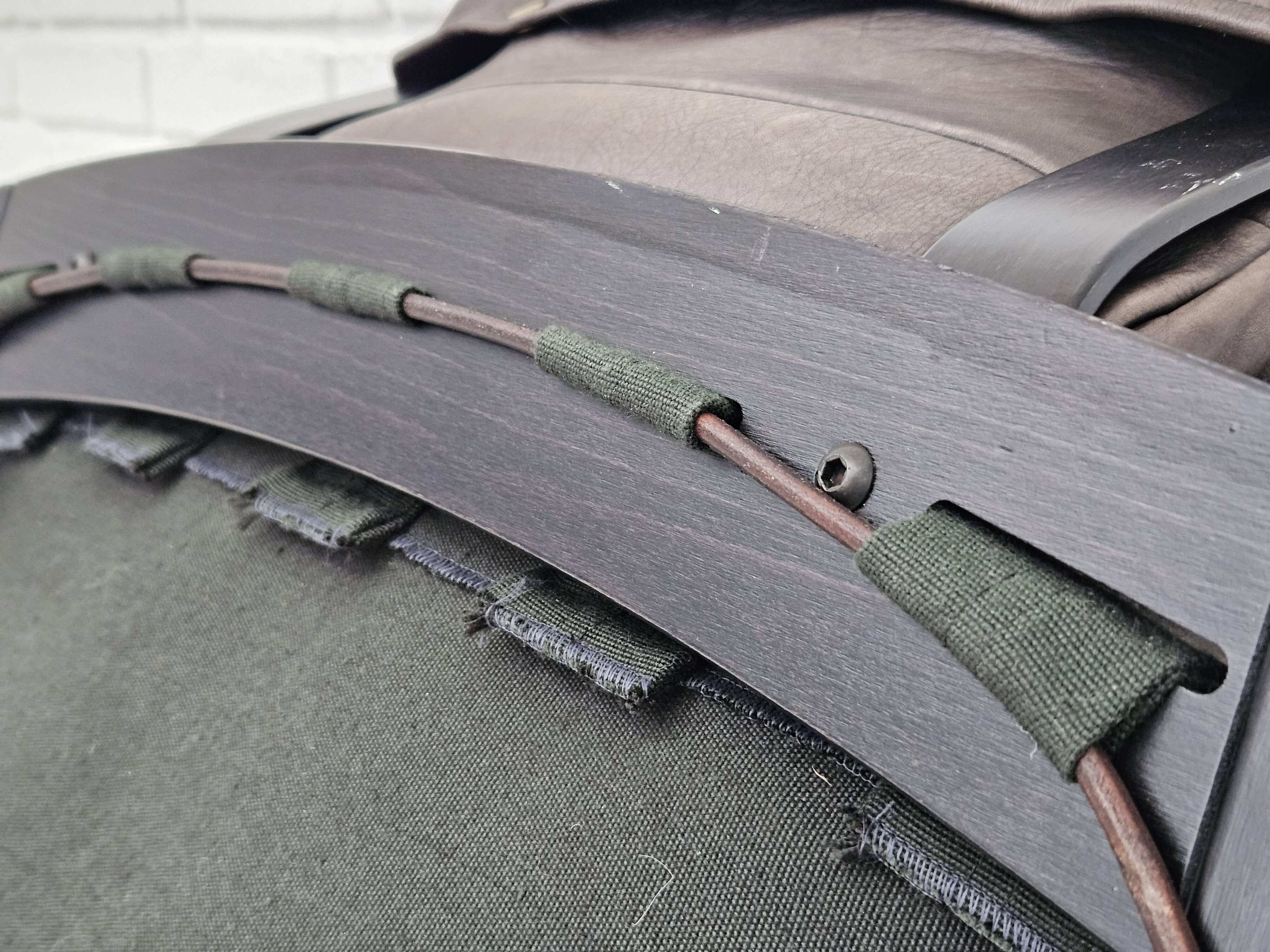 Chaise longue kroken, années 1970, design suédois par ake fribyter pour nelo, état d'origine.