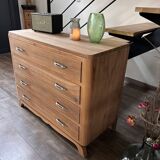 Solid walnut chest of drawers