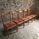 Set of 6 Danish teak dining chairs model 422, attributed to Arne Vodder for Sibast, 1960s.