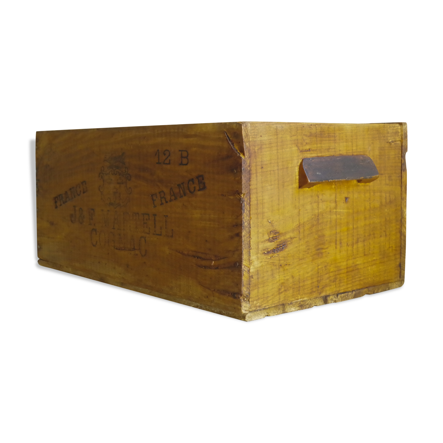 Former cognac bottle holder case