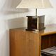 Vintage teak secretary, France 1950's