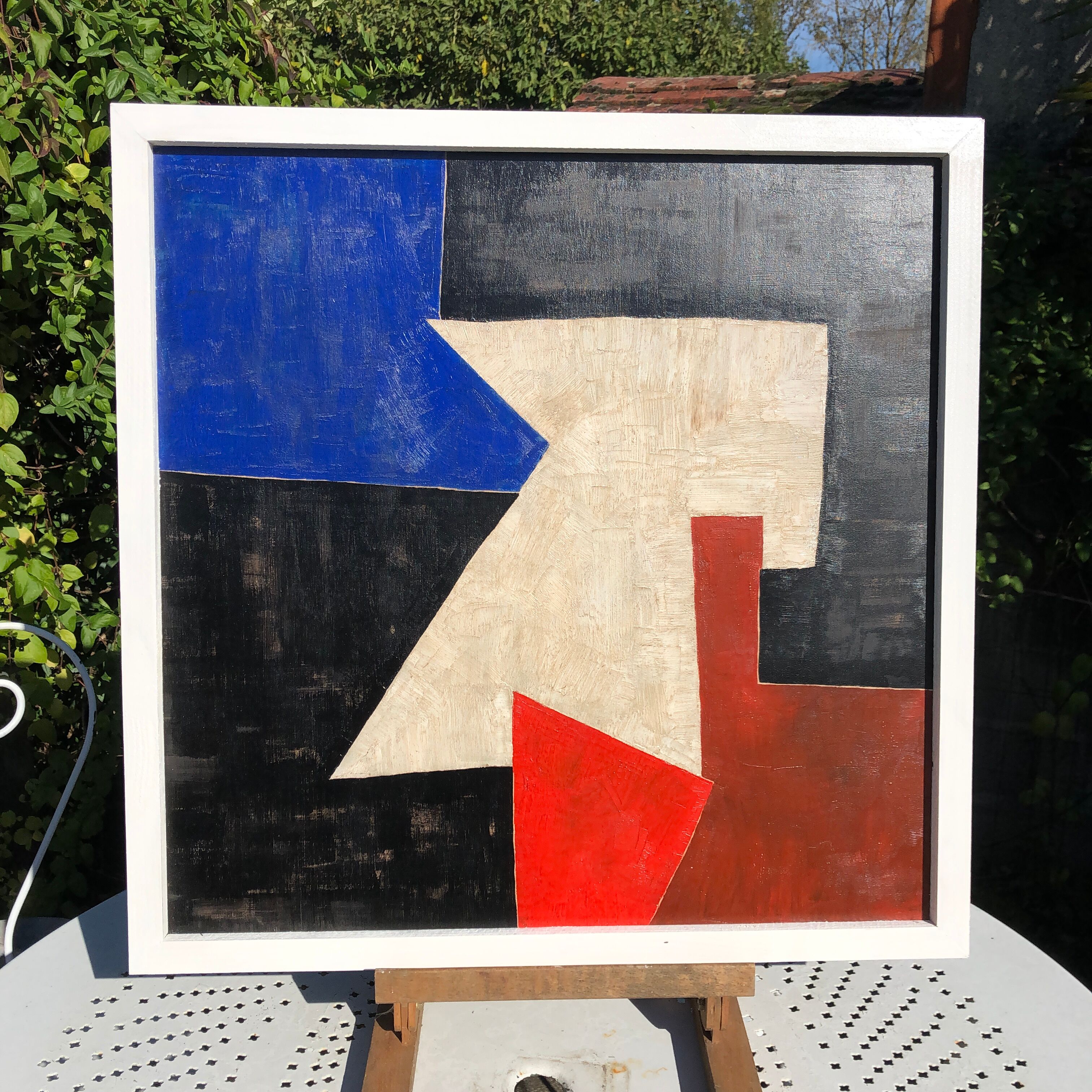 Abstract oil painting